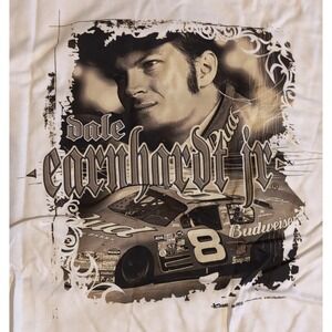 NEW Dale Earnhardt Jr Chase Authentics Double Sided T Shirt Men's XL NASCAR Vtg